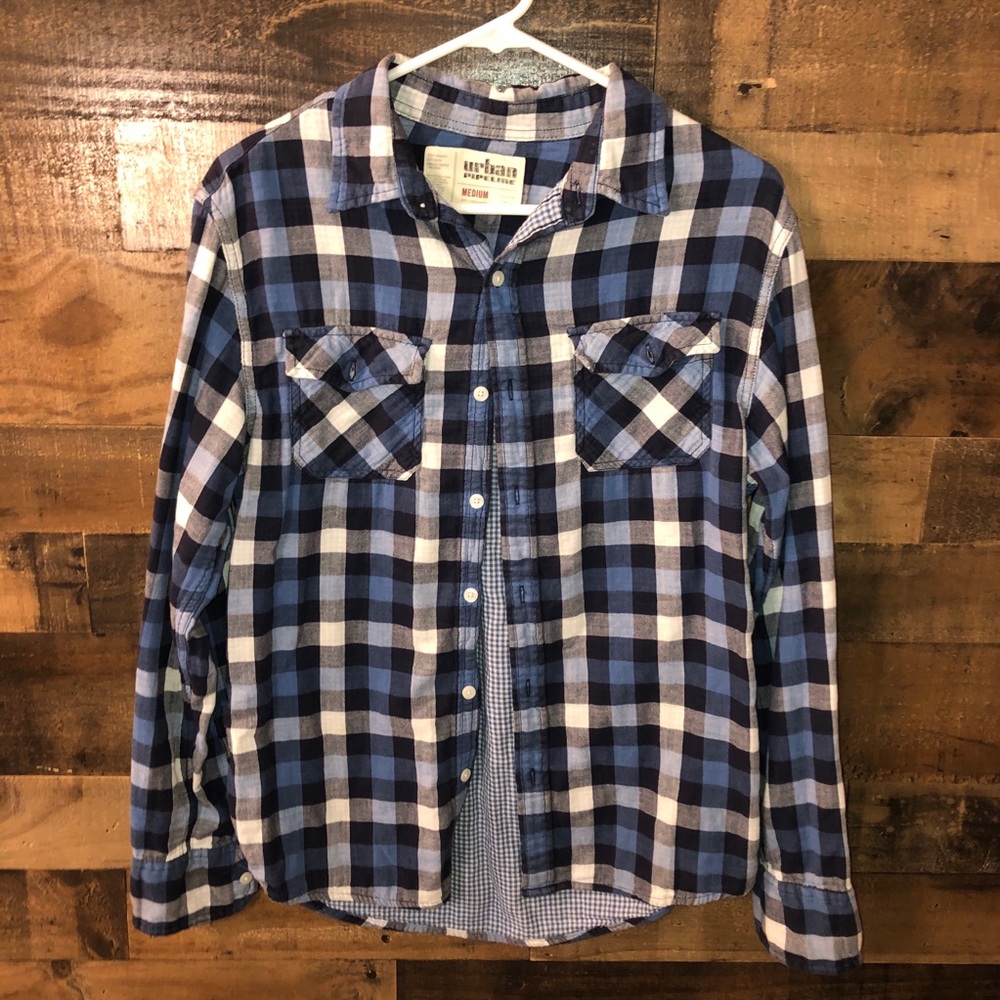 Plaid button up shirt